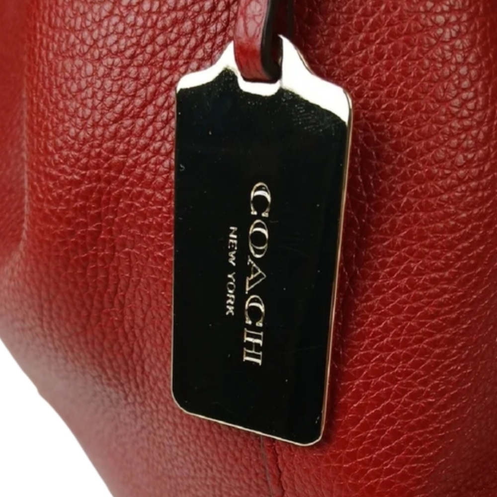 Coach Edie 31 Pebbled Leather Shoulder Bag - Picture 4 of 9